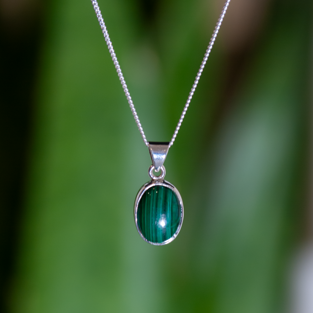 Malachiet Ketting - One of a kind